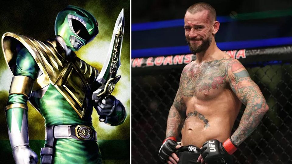 Power Ranger dan CM Punk. Copyright: © thesun.co.uk